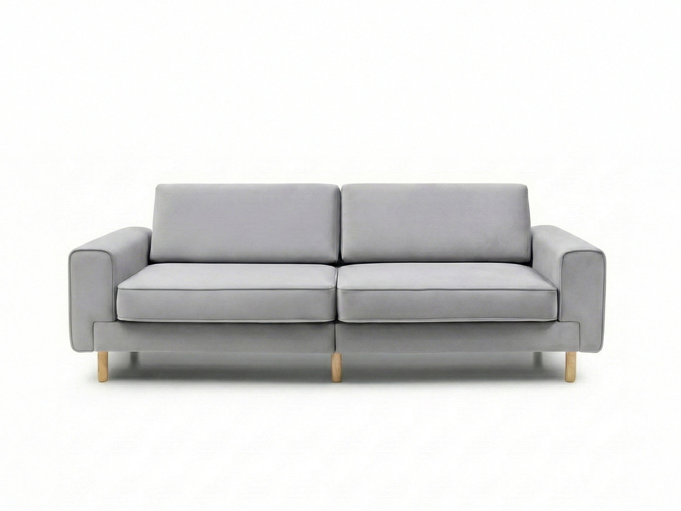 Mokka Üçlü Koltuk - Doğal Doku - Zen Beyazı