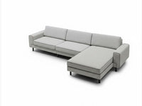 Mokka Mini Köşe - Kadife - Deniz Taşı