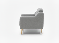 Rolivs Mokka Berjer – Bukle Kumaş - Aqua | Modern, Rahat Oturum