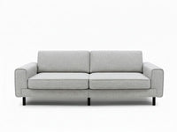 Mokka Üçlü Koltuk - Kadife - Deniz Taşı