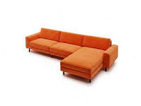 Mokka Mini Köşe - Kadife - Deniz Taşı