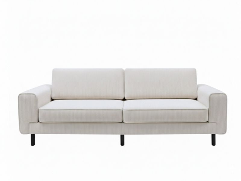 Mokka Üçlü Koltuk - Kadife - Deniz Taşı