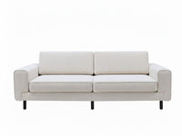 Mokka Üçlü Koltuk - Kadife - Deniz Taşı