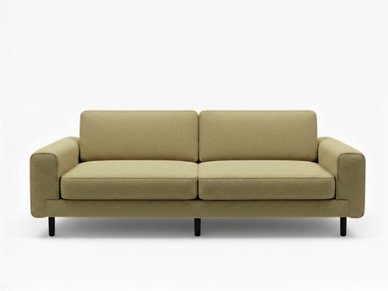 Mokka Üçlü Koltuk - Kadife - Deniz Taşı