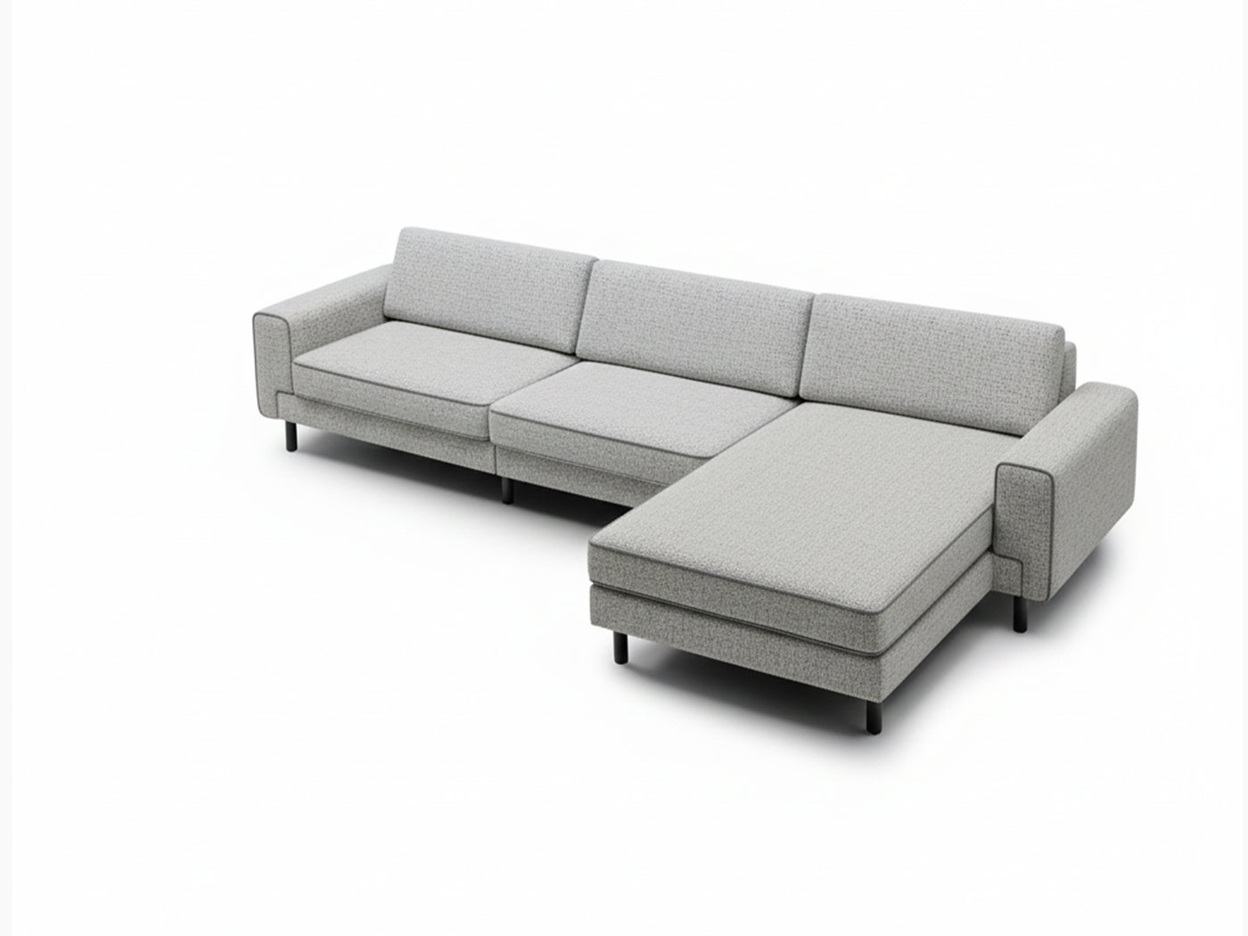 Mokka Mini Köşe - Kadife - Deniz Taşı