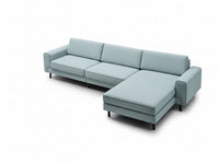 Mokka Mini Köşe - Kadife - Deniz Taşı