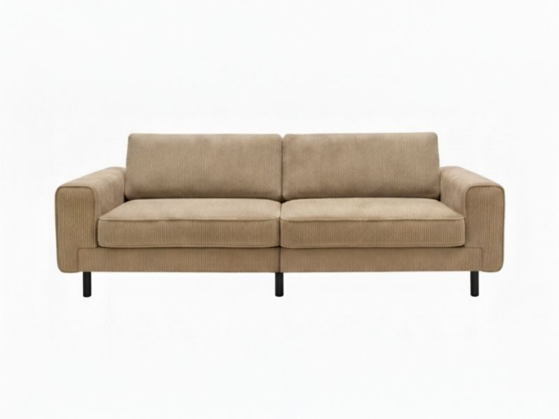 Mokka Üçlü Koltuk - Kadife - Deniz Taşı