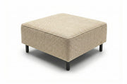 Rolivs Puf | 80 x 80 cm | Doğal Doku – Hazel
