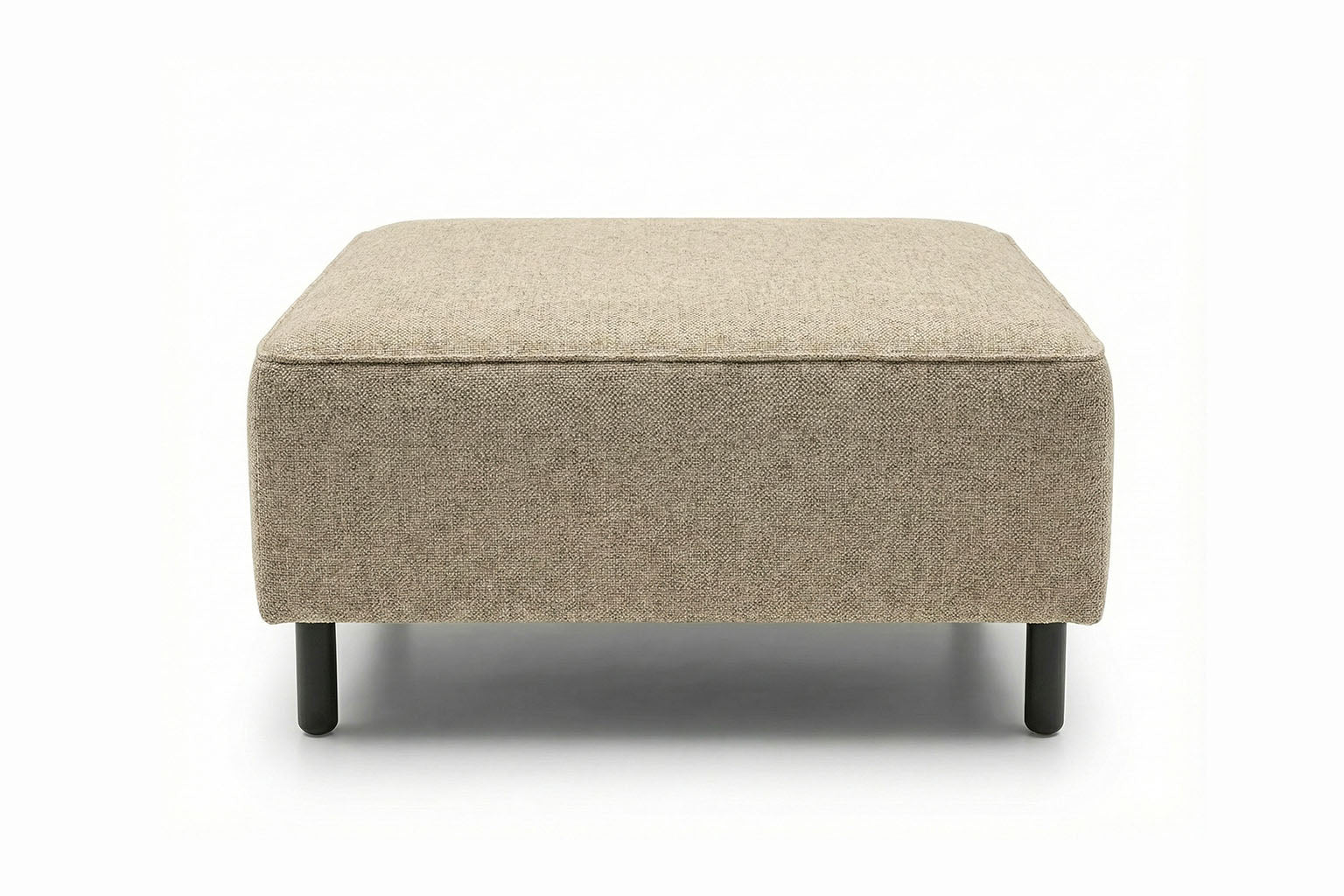 Rolivs Puf | 80 x 80 cm | Doğal Doku – Hazel