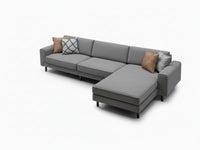 Mokka Mini Köşe - Kadife - Deniz Taşı