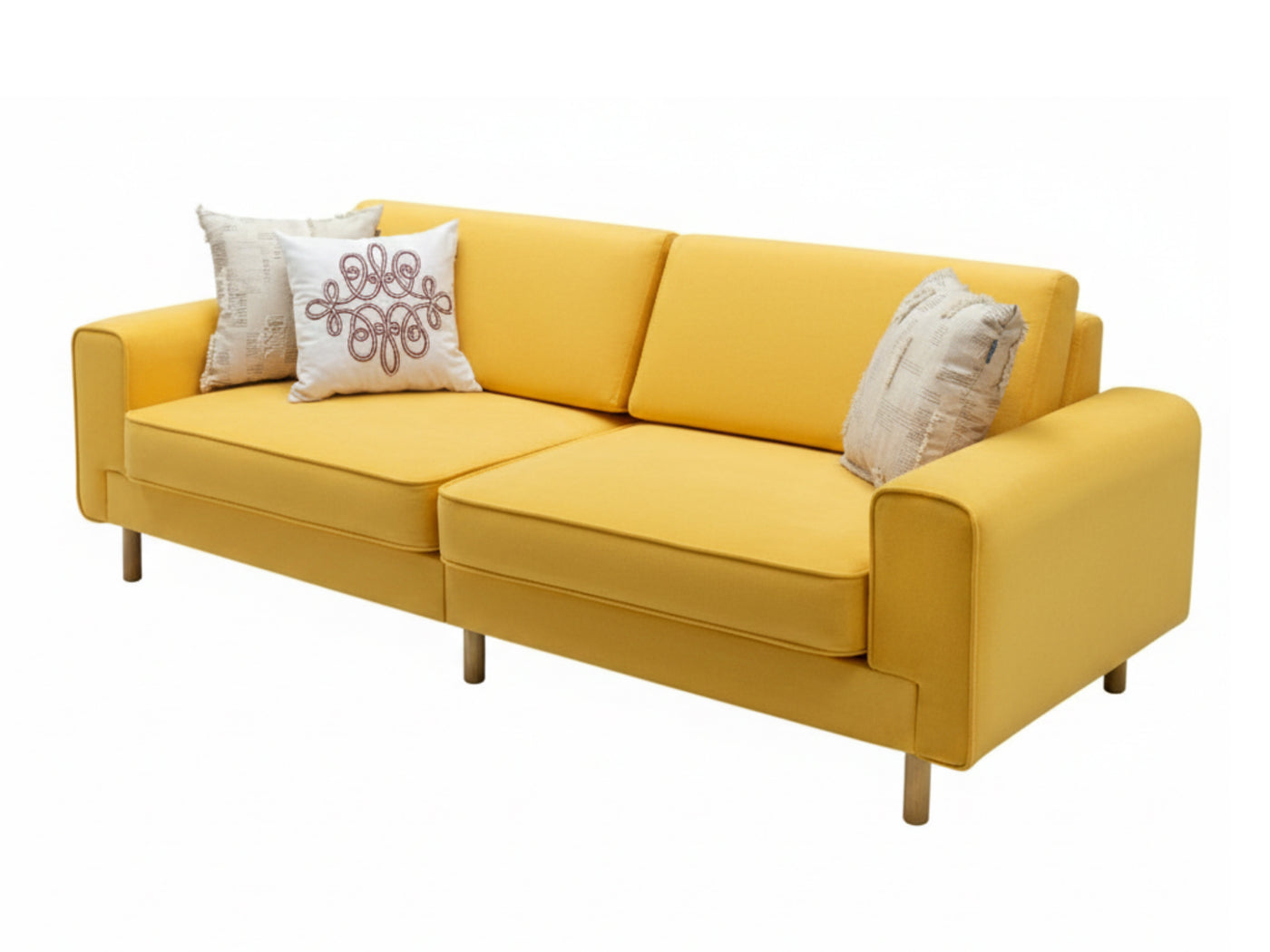 Mokka Üçlü Koltuk - Kadife - Bazalt Yeşili