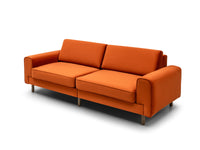 Mokka Üçlü Koltuk - Kadife - Bazalt Yeşili