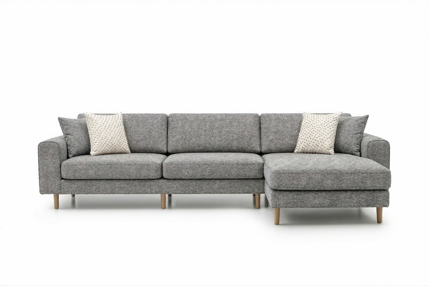 Rolivs Mokka Mini Köşe Koltuk – Doğal Doku | Minimal, Modüler, Küçük Alanlara Uygun