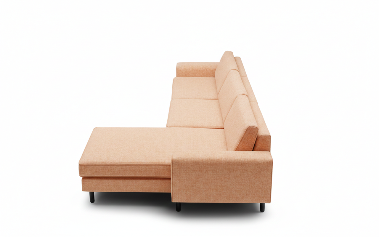 Mokka Mini Köşe - Kadife - Deniz Taşı