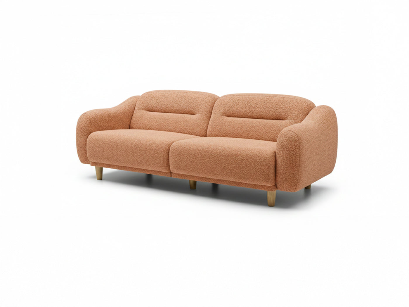 Stella Üçlü Koltuk Bukle Tarçın