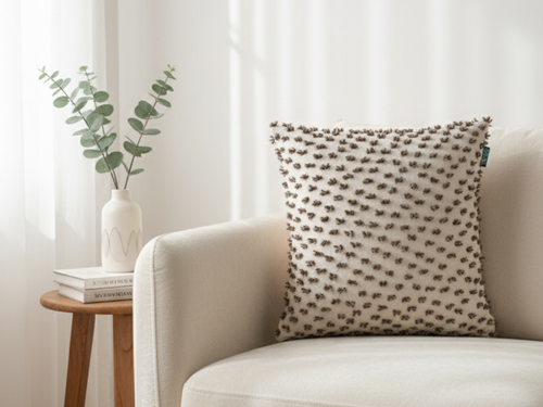 Rolivs Kaven Kırlent Kılıfı 47x47 cm | Kabartmalı Dokulu Modern Yastık Kılıfı