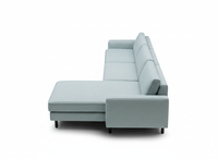 Mokka Mini Köşe - Kadife - Deniz Taşı