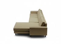 Mokka Mini Köşe - Kadife - Deniz Taşı