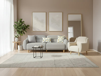 Stella 3+1 Takım - Kadife - Aytaşı Gri