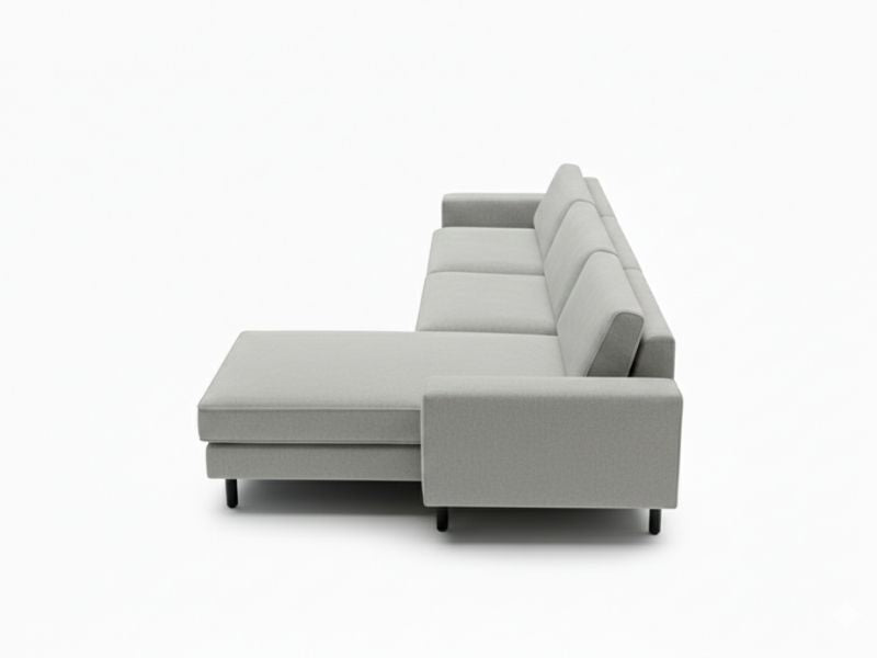 Mokka Mini Köşe - Kadife - Deniz Taşı