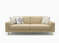 Mokka Üçlü Koltuk - Kadife - Bazalt Yeşili