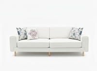 Mokka Üçlü Koltuk - Kadife - Bazalt Yeşili