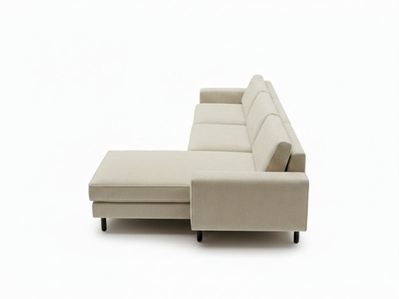 Mokka Mini Köşe - Kadife - Deniz Taşı