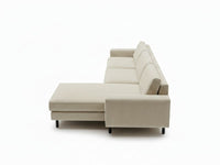 Mokka Mini Köşe - Kadife - Deniz Taşı