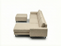 Mokka Mini Köşe - Kadife - Deniz Taşı