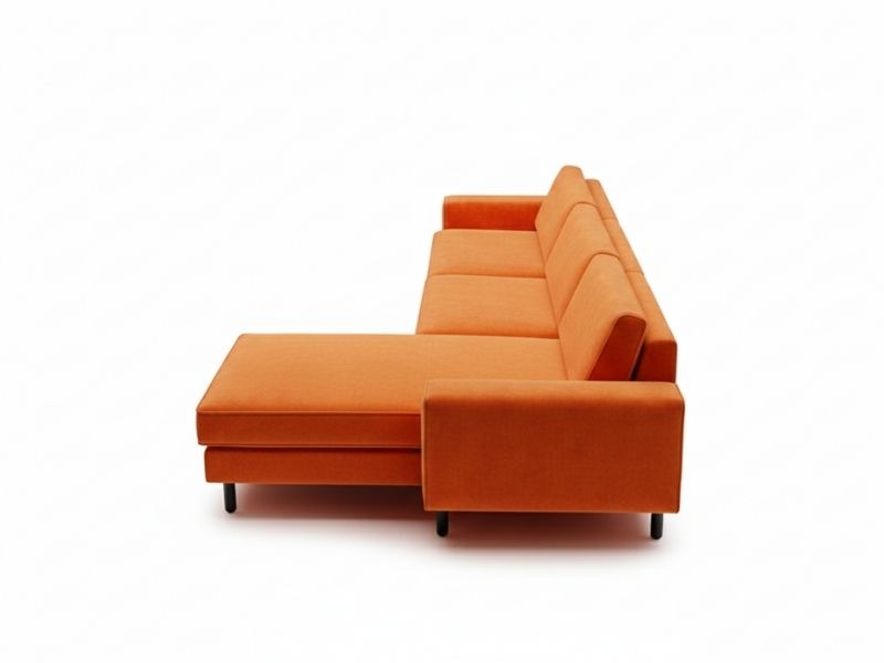 Mokka Mini Köşe - Kadife - Deniz Taşı