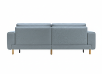 Mokka Üçlü Koltuk - Kadife - Bazalt Yeşili