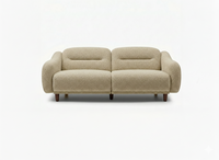 Stella Üçlü Koltuk Bukle Tarçın