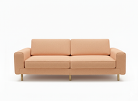 Mokka Üçlü Koltuk - Kadife - Bazalt Yeşili