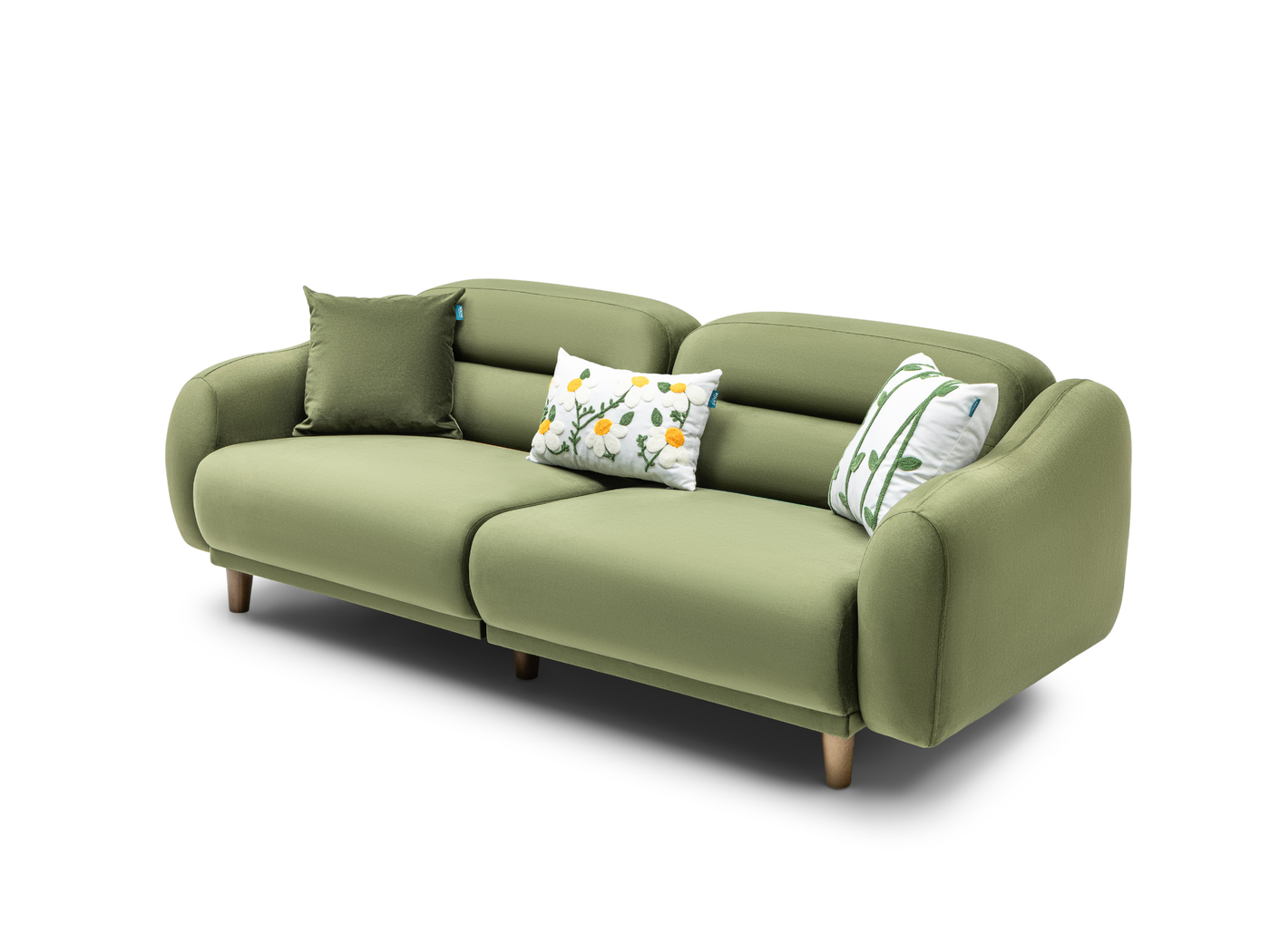 Stella Üçlü Koltuk Kadife Zerdeçal