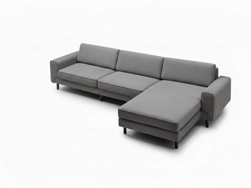 Mokka Mini Köşe - Kadife - Deniz Taşı