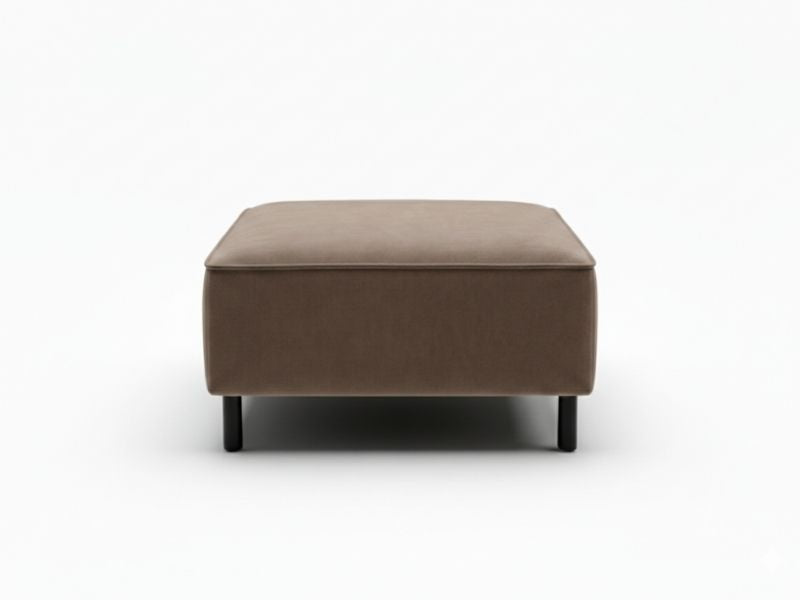 Mokka Mini Köşe - Kadife - Deniz Taşı