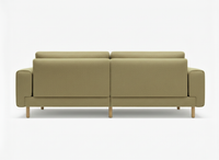 Mokka Üçlü Koltuk - Kadife - Bazalt Yeşili