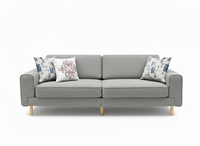 Mokka Üçlü Koltuk - Kadife - Bazalt Yeşili