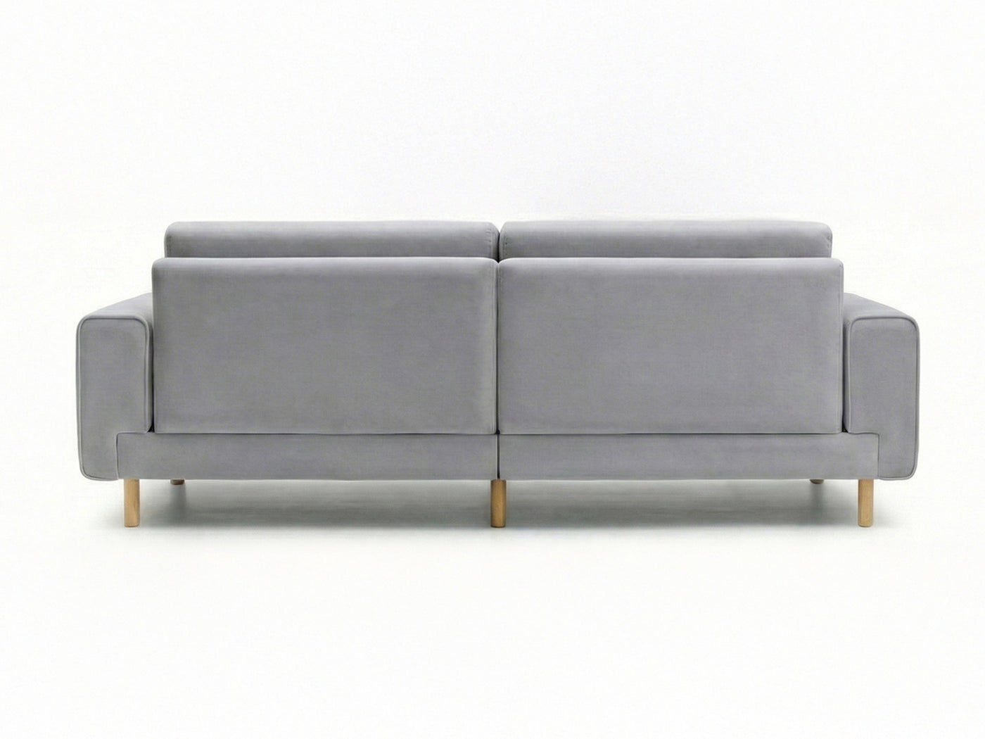 Mokka Üçlü Koltuk - Doğal Doku - Zen Beyazı