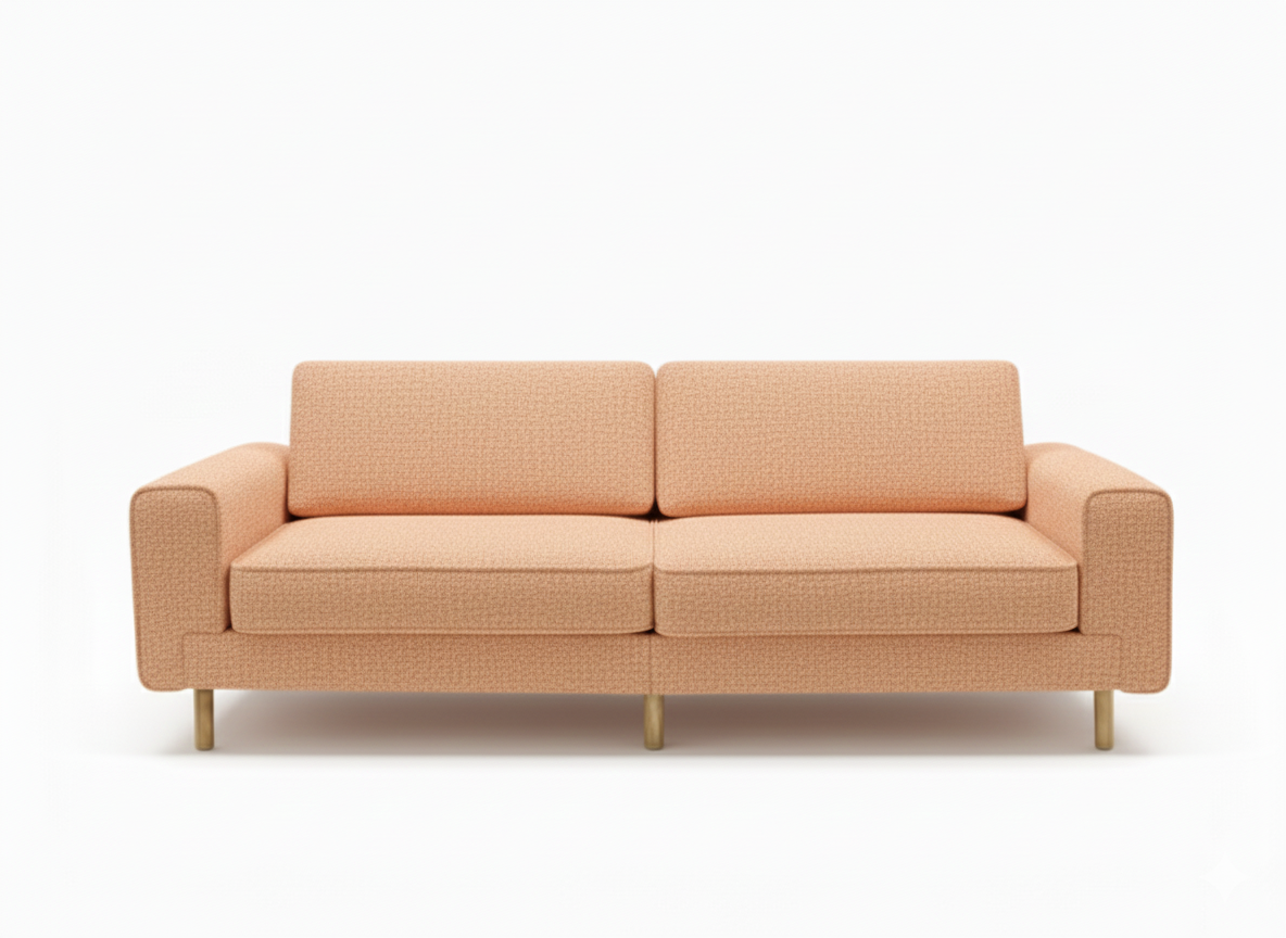 Mokka Üçlü Koltuk - Kadife - Bazalt Yeşili