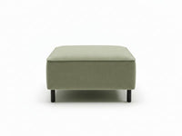 Mokka Mini Köşe - Kadife - Deniz Taşı