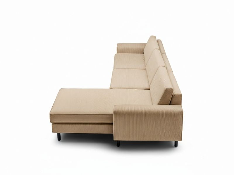 Mokka Mini Köşe - Kadife - Deniz Taşı