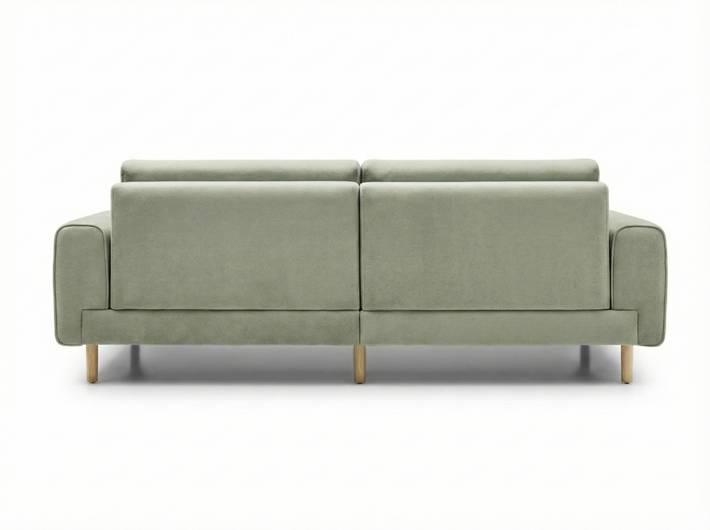 Mokka Üçlü Koltuk - Kadife - Bazalt Yeşili