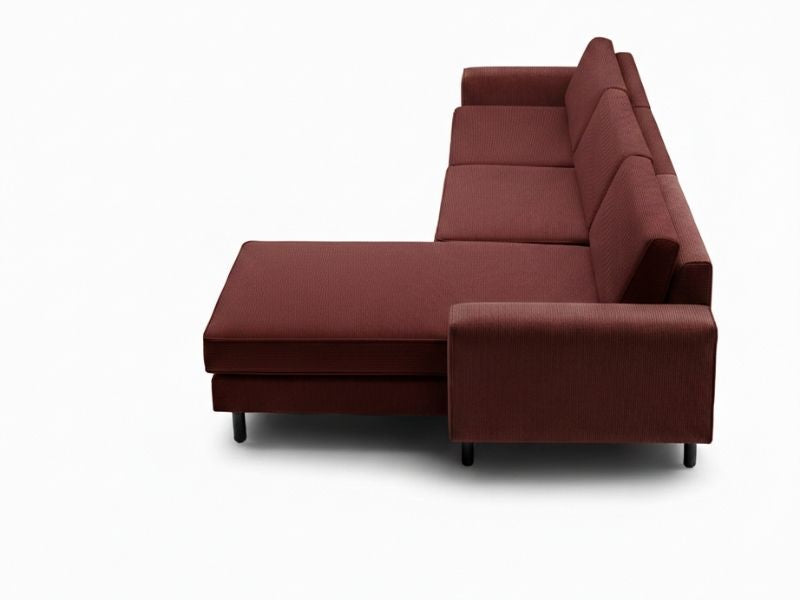 Mokka Mini Köşe - Kadife - Deniz Taşı