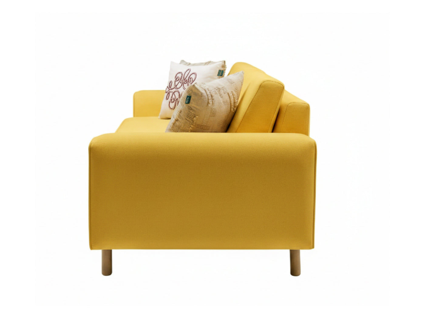 Mokka Üçlü Koltuk - Doğal Doku - Zen Beyazı