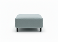 Mokka Mini Köşe - Kadife - Deniz Taşı