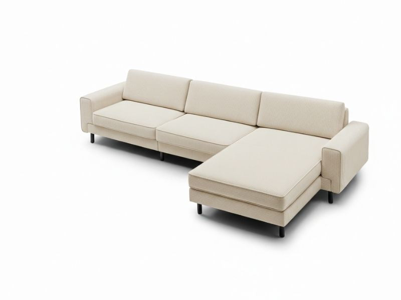 Mokka Mini Köşe - Kadife - Deniz Taşı