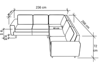 Mokka Puzzle Köşe - Doğal Doku - Hazel