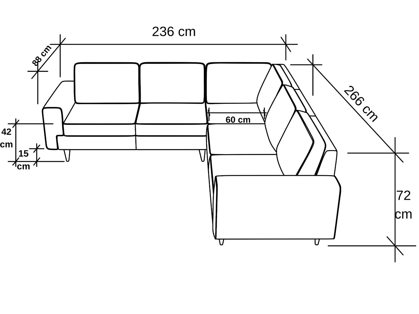 Rolivs Mokka Puzzle Köşe Koltuk – Doğal Doku | Minimal, Modüler Yaşam Alanı