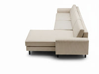 Mokka Mini Köşe - Kadife - Deniz Taşı